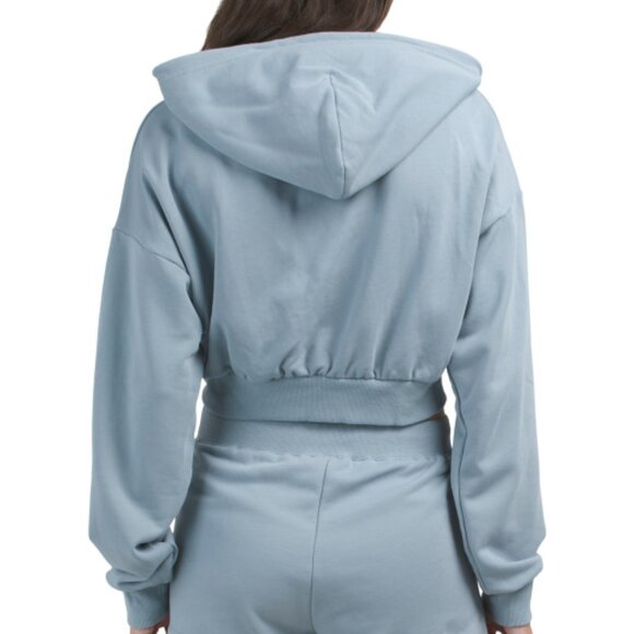 NEW NIA Bowery Hoodie in dusty blue for women 1125 2t7 - Picture 2 of 3